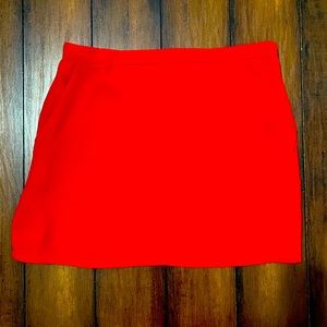 Forever 21 size 28 red mini skirt with pockets